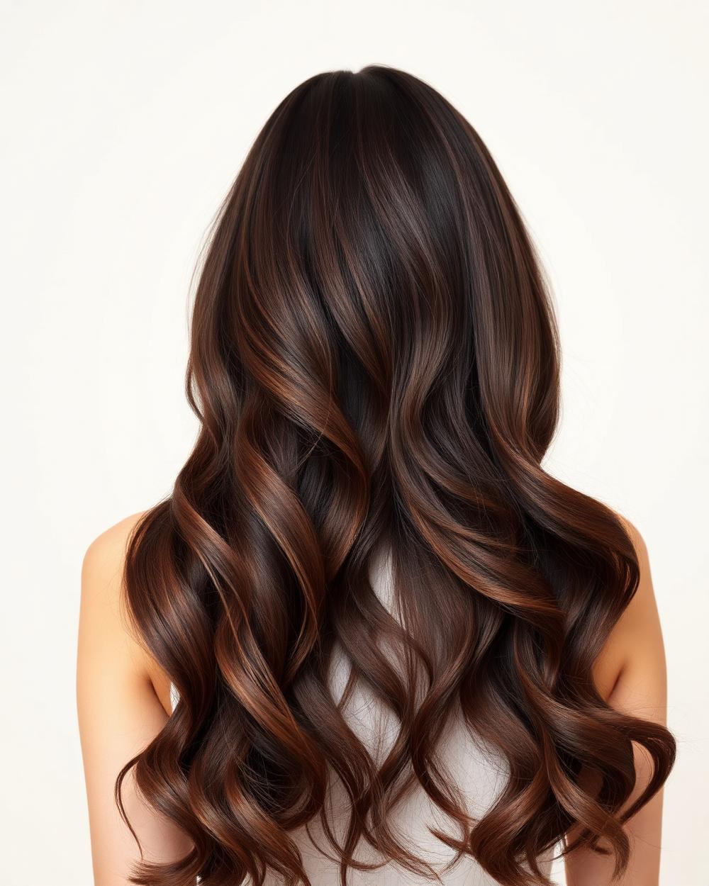 After hair extension transformation